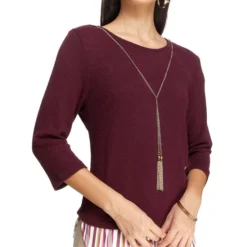 Blusa Lisa Manga Larga Mujer -Tienda Barata Femvesti 43282346 x3