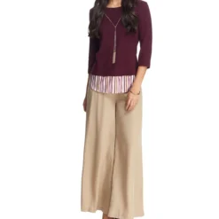 Blusa Lisa Manga Larga Mujer -Tienda Barata Femvesti 43282346 x4