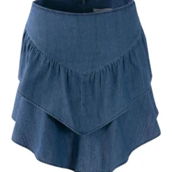 BCBGeneration Falda Corta Con Holanes Mujer -Tienda Barata Femvesti 43289151 x5