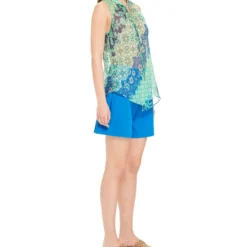 Blusa Con Estampado Sin Mangas Mujer -Tienda Barata Femvesti 43289332 x3