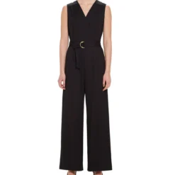 Jumpsuit Negro Wideleg Mujer