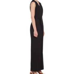 Jumpsuit Negro Wideleg Mujer -Tienda Barata Femvesti 43298526 x3