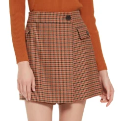 Falda Short De Cuadros Mujer -Tienda Barata Femvesti 43298572 x4