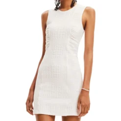 Desigual Vestido Corto Con Textura Denver Mujer