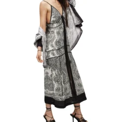 AllSaints Vestido Largo Paisley Mujer -Tienda Barata Femvesti 43305696 x3