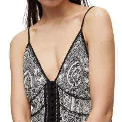 AllSaints Vestido Largo Paisley Mujer -Tienda Barata Femvesti 43305696 x4