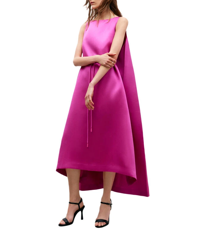 ADOLFO DOMINGUEZ Vestido Largo Liso Mujer 3 ADOLFO DOMINGUEZ Vestido Largo Liso Mujer - Imagen 3