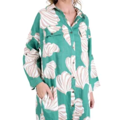 Vestido De Playa Largo Estampado Tamarix Mujer -Tienda Barata Femvesti 43306843 x3