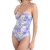 Traje De Baño Maillot Con Flores Persea Mujer