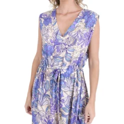 Vestido De Playa Largo Con Flores Persea Mujer -Tienda Barata Femvesti 43306944 x3