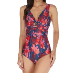 Traje De Baño Maillot Estampado Mujer