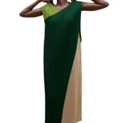 ADOLFO DOMINGUEZ Vestido Largo Sin Mangas Con Bloques De Color Mujer 8 ADOLFO DOMINGUEZ Vestido Largo Sin Mangas Con Bloques De Color Mujer -Tienda Barata Femvesti 43308325 x3