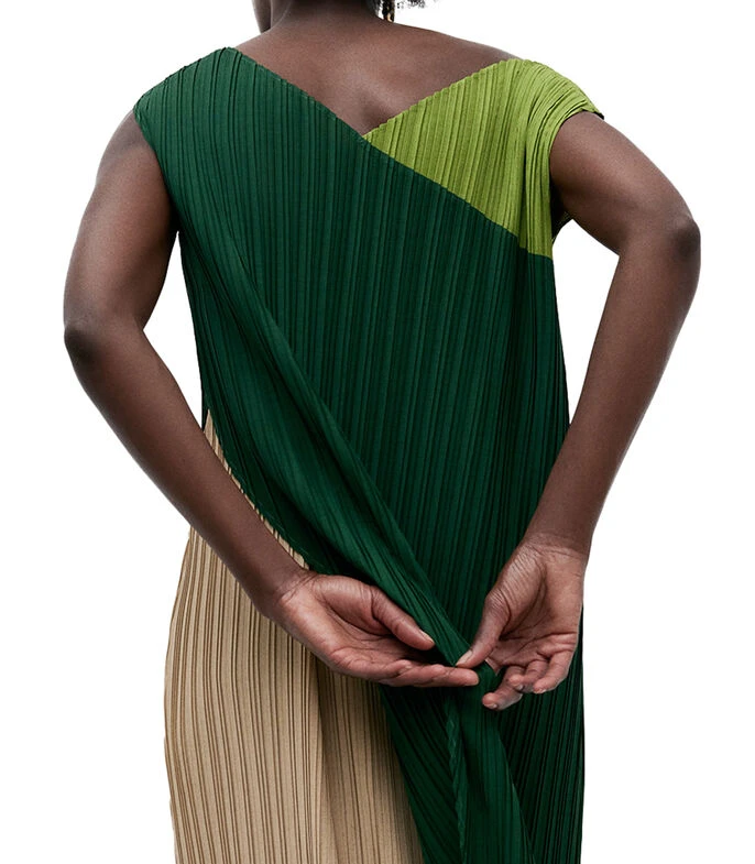 ADOLFO DOMINGUEZ Vestido Largo Sin Mangas Con Bloques De Color Mujer 4 ADOLFO DOMINGUEZ Vestido Largo Sin Mangas Con Bloques De Color Mujer - Imagen 4