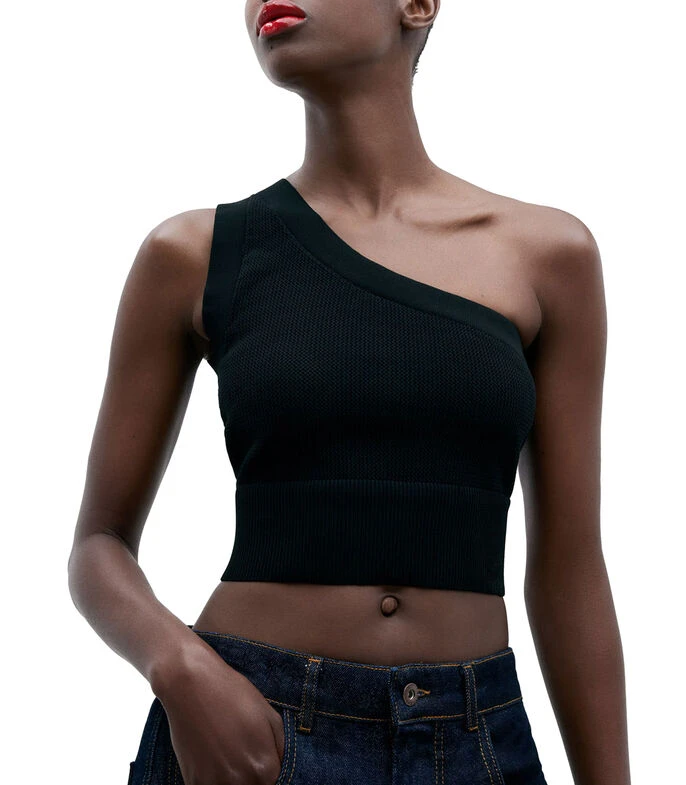 ADOLFO DOMINGUEZ Blusa Lisa Sin Mangas Mujer 1 ADOLFO DOMINGUEZ Blusa Lisa Sin Mangas Mujer