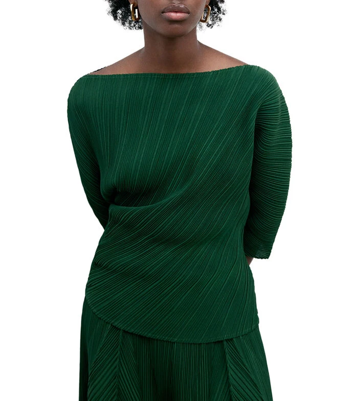 ADOLFO DOMINGUEZ Blusa A Rayas Con Manga 3,4 Mujer 1 ADOLFO DOMINGUEZ Blusa A Rayas Con Manga 3,4 Mujer