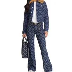 Michael Kors Jeans De Corte Flared Con Monogram Mujer -Tienda Barata Femvesti 43309015 x3