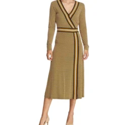Michael Kors Vestido Largo Manga Larga Mujer