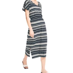 Nautica Vestido Largo Con Rayas Mujer