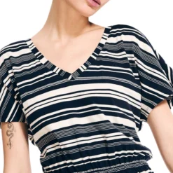 Nautica Vestido Largo Con Rayas Mujer -Tienda Barata Femvesti 43321439 x4