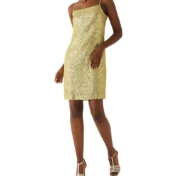 Vestido De Fiesta Mini Con Lentejuelas Mujer