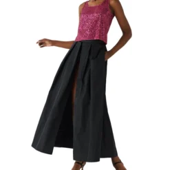 Blusa Con Lentejuelas Sin Mangas Mujer -Tienda Barata Femvesti 43323272 x3