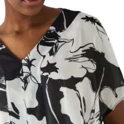 Vestido Midi Tipo Kaftan Con Flores Mujer -Tienda Barata Femvesti 43323306 x4