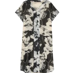 Vestido Midi Tipo Kaftan Con Flores Mujer -Tienda Barata Femvesti 43323306 x5