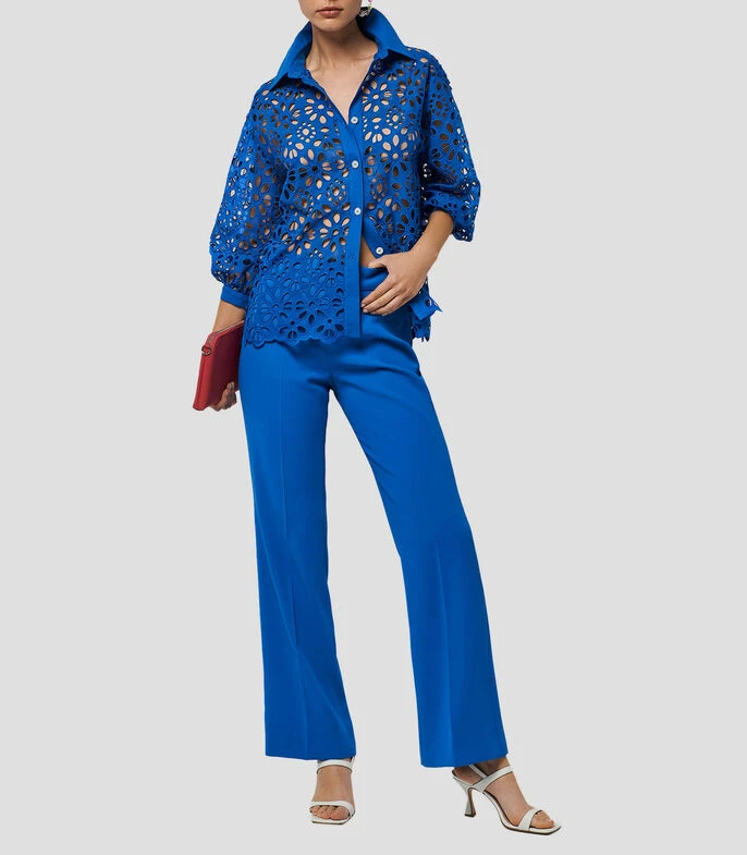 Blusa Abullonada Manga 3,4 Mujer 2 Blusa Abullonada Manga 3,4 Mujer - Imagen 2