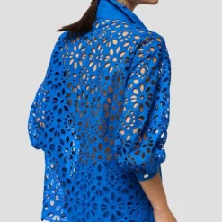 Blusa Abullonada Manga 3,4 Mujer 8 Blusa Abullonada Manga 3,4 Mujer -Tienda Barata Femvesti 43323341 x3