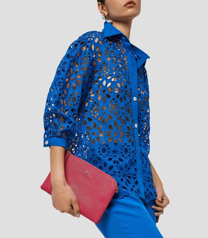 Blusa Abullonada Manga 3,4 Mujer 5 Blusa Abullonada Manga 3,4 Mujer - Imagen 5