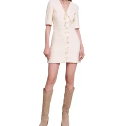 Maje Vestido Corto Mujer