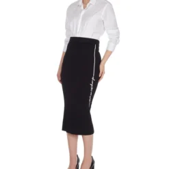 Armani Exchange Falda Larga De Corte Recto Mujer -Tienda Barata Femvesti 43327365 x3