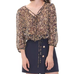 Blusa De Manga 7,8 Mujer