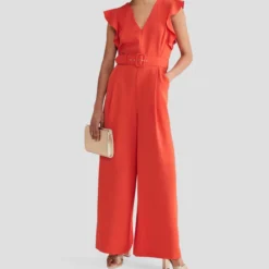 Jumpsuit De Corte Wideleg Mujer