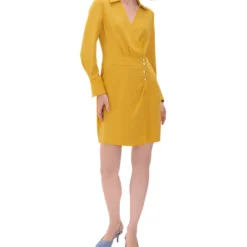 Vestido Camisero Envolvente Mujer -Tienda Barata Femvesti 43353963 x3