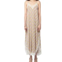 Zadig & Voltaire Vestido Midi Con Estampado Mujer
