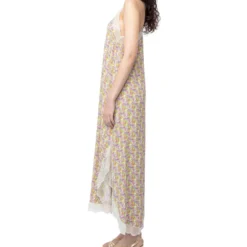 Zadig & Voltaire Vestido Midi Con Estampado Mujer -Tienda Barata Femvesti 43362293 x4